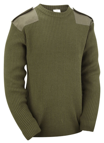 Military/Security Style Pullover (L, Olive)