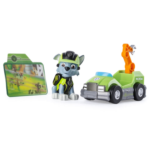 Paw Patrol Mission Paw - RockyÃƒÂ¢Ã¢â€šÂ¬Ã¢â€žÂ¢s Repair Kart - Figure and Vehicle