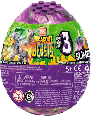 Mega Construx Breakout Beasts Styles May Vary, Wave 3