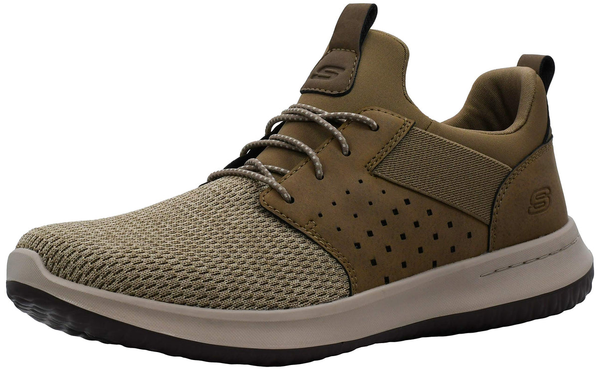 Skechers Men's Classic Fit Delson-Camben Khaki Sneaker 9 W US