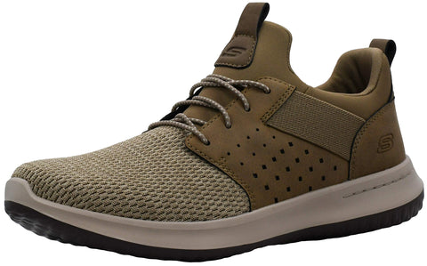 Skechers Men's Classic Fit Delson-Camben Khaki Sneaker 9 W US