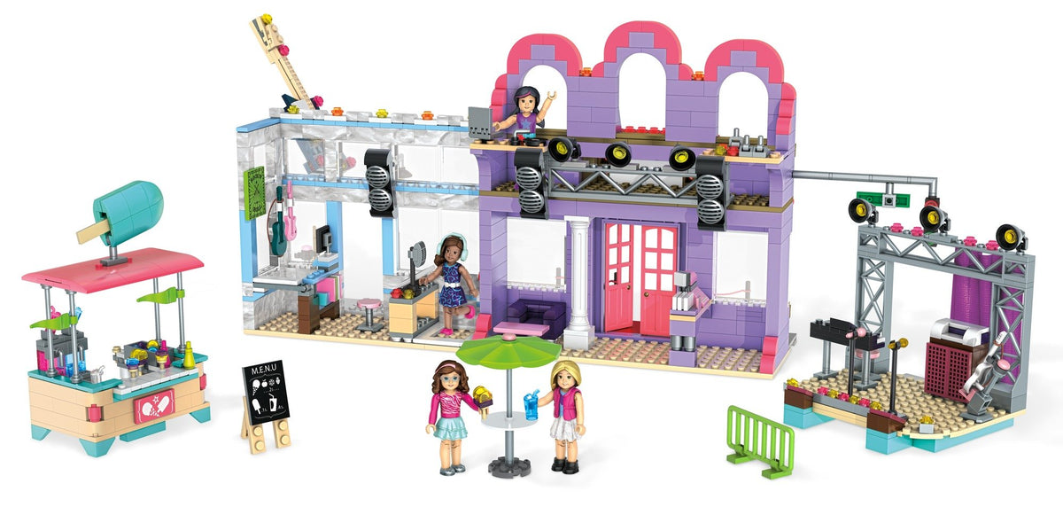 Mega Construx FFB03 American Girl Outdoor Music Festival Building Toys, Multicolor