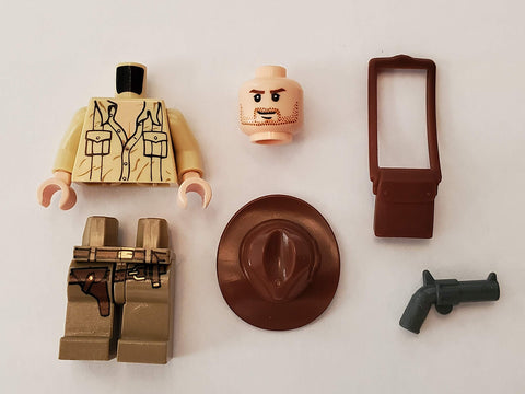 LEGO Indiana Jones Minifig Indiana Jones Open Shirt
