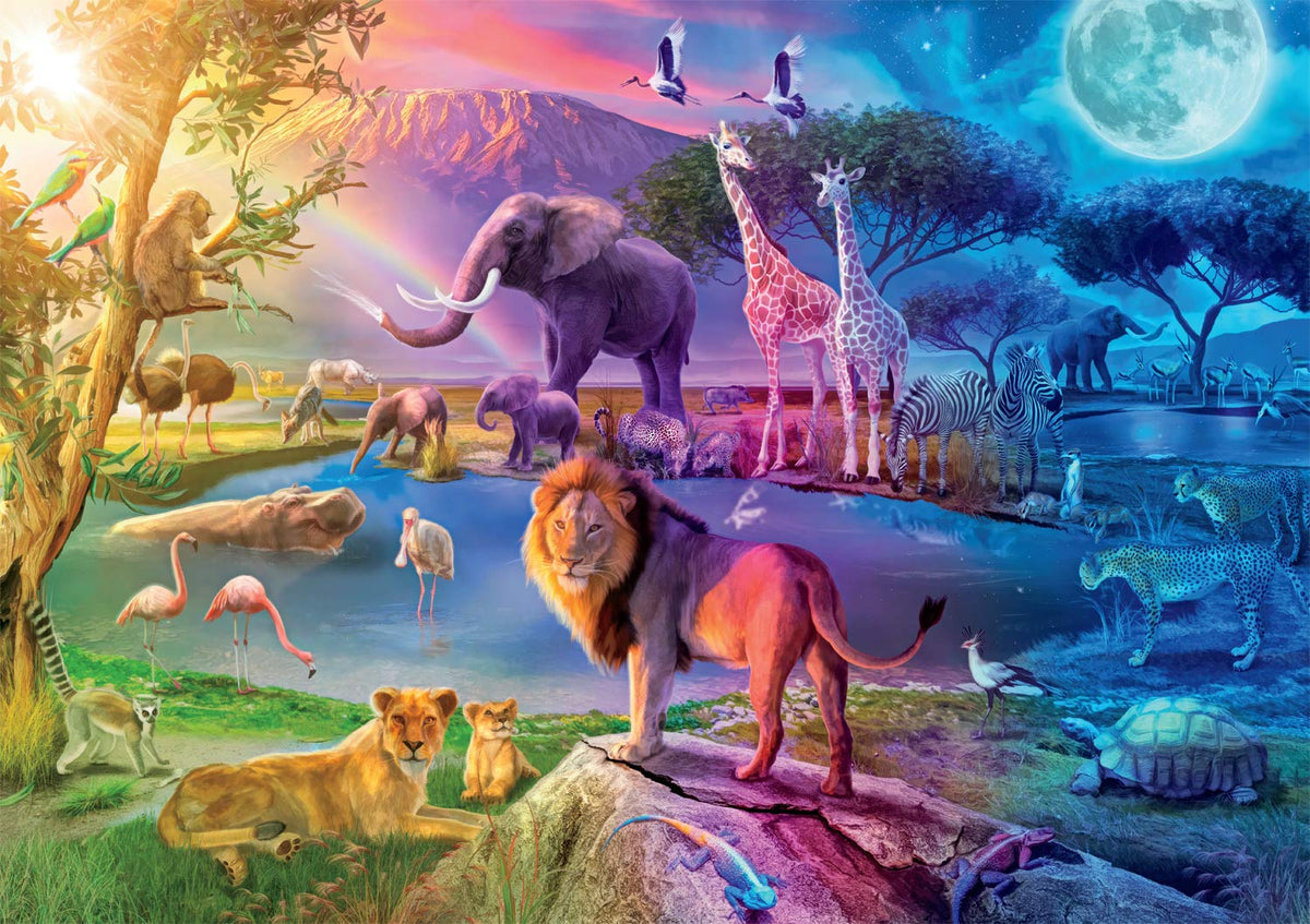 Buffalo Games - Serengeti Sunrise - 500 Piece Jigsaw Puzzle