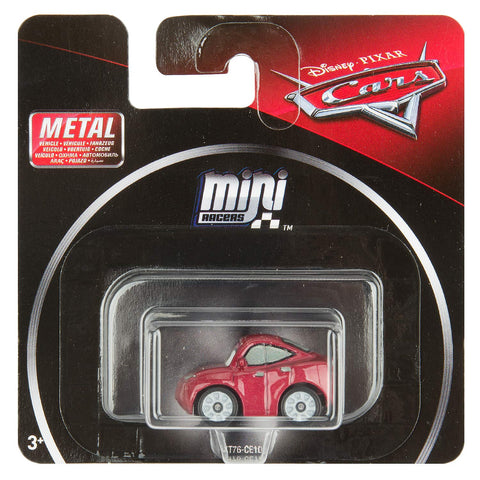 Disney Pixar Cars Metal Mini Racers - FKT76 ~ Natalie Certain ~ Pink Die Cast Toy Vehicle