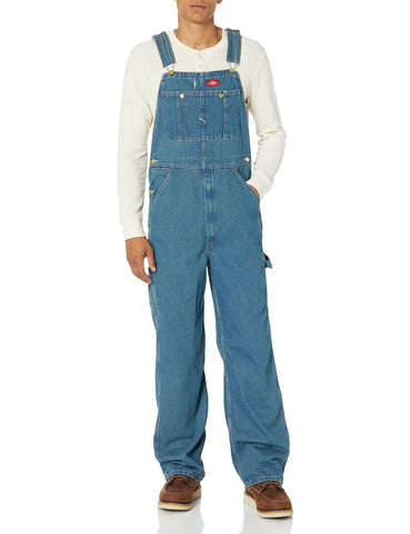 Dickies Indigo Bib Overalls, MEDIUM HERITAGE TINT, 46 30