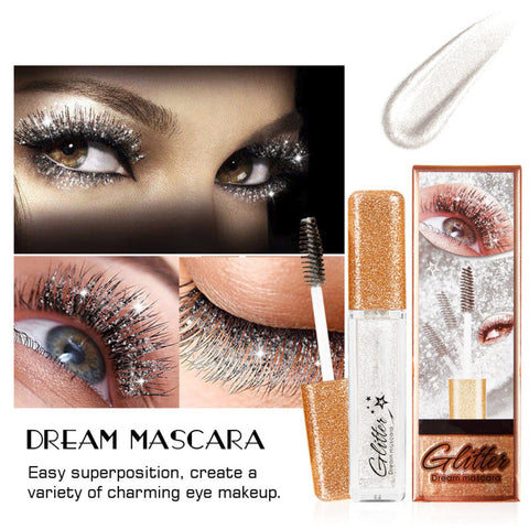 Joyeee 6 Colors Mascara Set, Glitter Mascara Waterproof Long-lasting Volumising Lengthening Curling, Create 3D Charming Eye Makeup, Brilliant Halloween/Christmas Gift Set for Women Teenage Girls#7