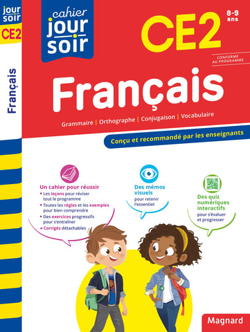 FranÃ§ais CE2 - Cahier Jour Soir: ConÃ§u et recommandÃ© par les enseignants