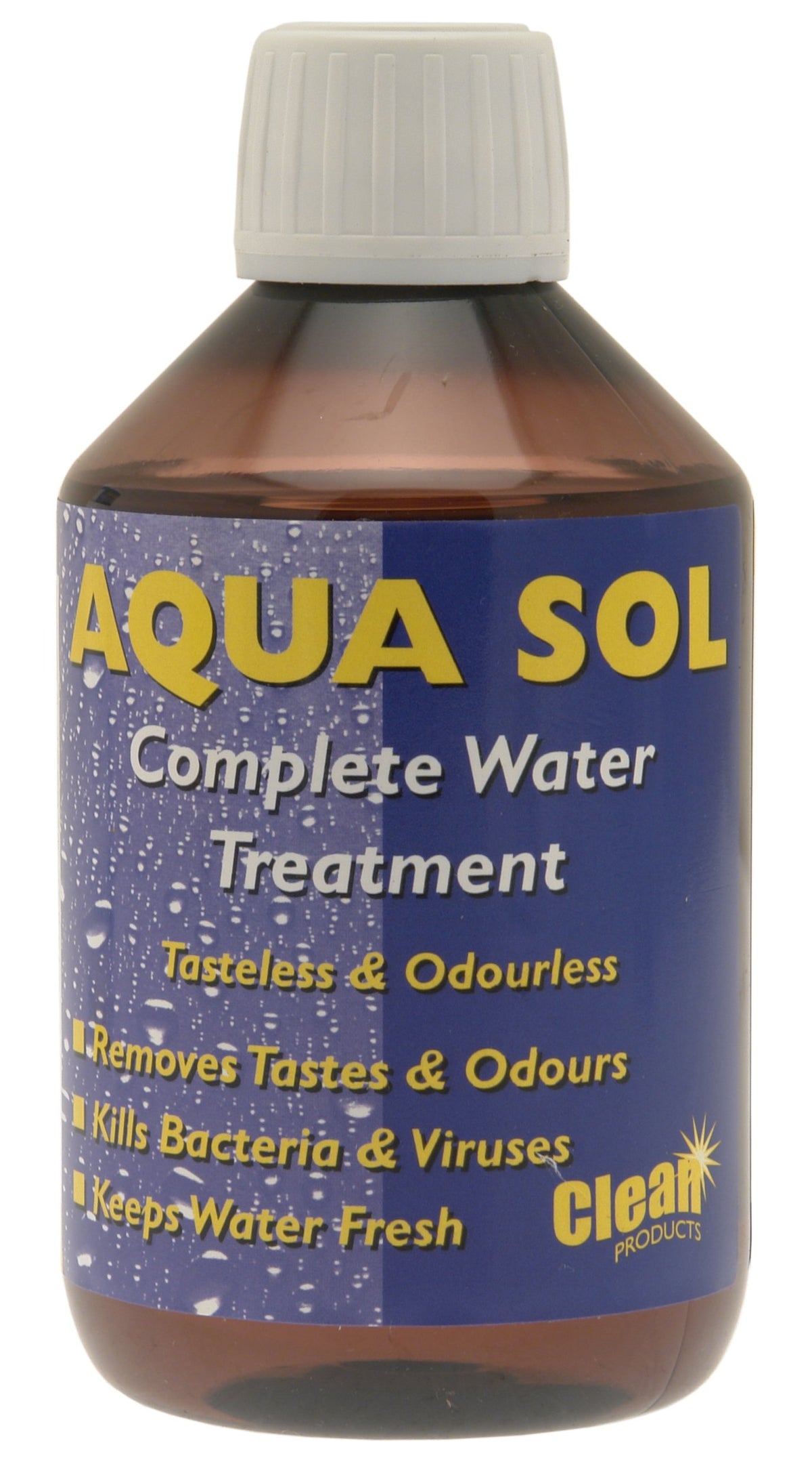 Clean Tabs 020837 Aqua Sol Water Treatment, 300ml Volume, Blue