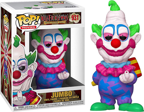 POP Killer Klowns from Outer Space - Jumbo Funko Pop! Vinyl Figure (Bundled with Compatible Pop Box Protector Case), Multicolored, 3.75 inches