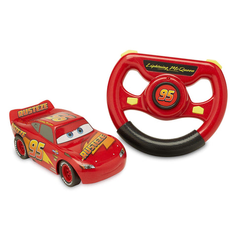 Disney Store Official Pixar Lightning McQueen Remote Control Car, Pixar Cars, 15cm/6'', 2.4 GHz, Moves in 4 Directions, Enjoy Hours of Fun, Suitable for Ages 3+
