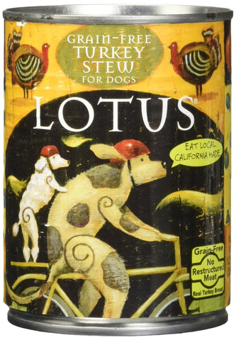 Lotus Grain Free Turkey Stew Canned Dog Food (12.5-oz Case of 12)