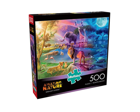 Buffalo Games - Serengeti Sunrise - 500 Piece Jigsaw Puzzle