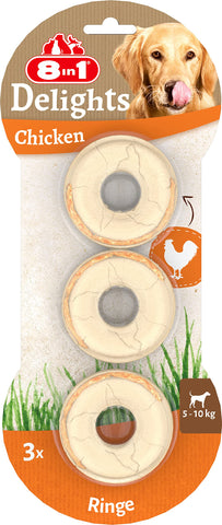 8in1 Delights Rings, Pack of 3