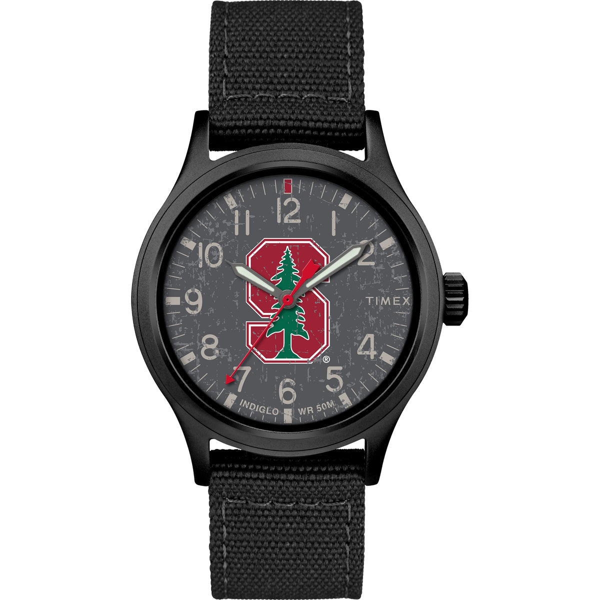 Timex Tribute Men's Collegiate Scout 40mm Watch - Stanford Cardinal with Black Fabric Strap