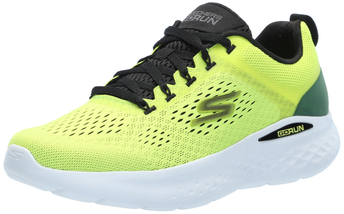 Skechers Men's Go Run Lite Sneaker, Yellow/Black, 9.5