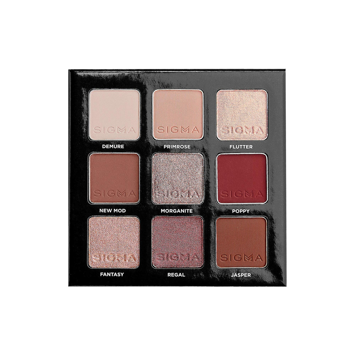 Sigma Beauty On-the-Go Eyeshadow Palette - Rosy - 9 Bold Eyeshadow Shades in Matte, Shimmer and metallic Finishes - Highly Pigmented Vegan Eye Makeup Palette - Clean Beauty Products