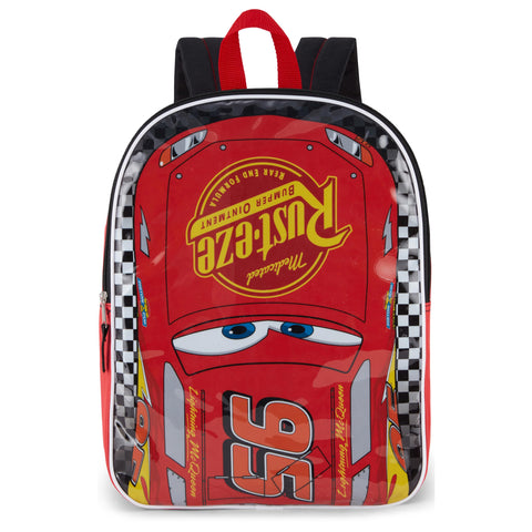 Disney Cars Backpack for Kids 15Ã¢â‚¬Â | Cars Bookbag for Boys | Padded Straps & Large Zip Compartment | Lightning McQueen Backpack Cars Back to School Supplies