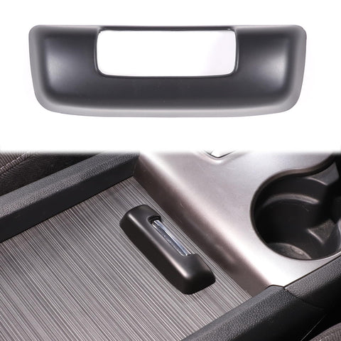 Heutamo Armrest Box Handle Switch Cover Compatible with Honda Pilot 2015-2022,Center Console Armrest Storage Box Handle Switch Cover Trims Interior Decoration Accessories (Matt Black)