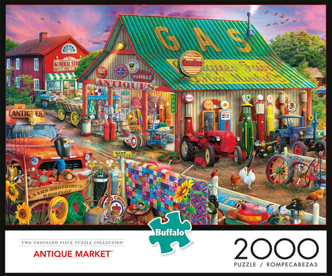 Buffalo Games - Antique Market - 2000 Piece Jigsaw Puzzle