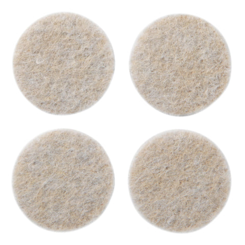 Scotch Felt Pads 32 PCS Beige, Felt Furniture Pads for Protecting Hardwood Floors, 1" Round, Easy-to-apply, Self-Stick design, Reliable protection from nicks, dents and scratches (SP802-NA)