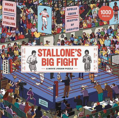 Laurence King Stallone's Big Fight 1000 Piece Puzzle