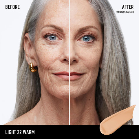 bareMinerals Barepro 24HR Wear Matte Liquid Foundation Mineral SPF 20, Full Coverage Matte Finish, Breathable Makeup for Face, Vegan (Light 22 Warm)
