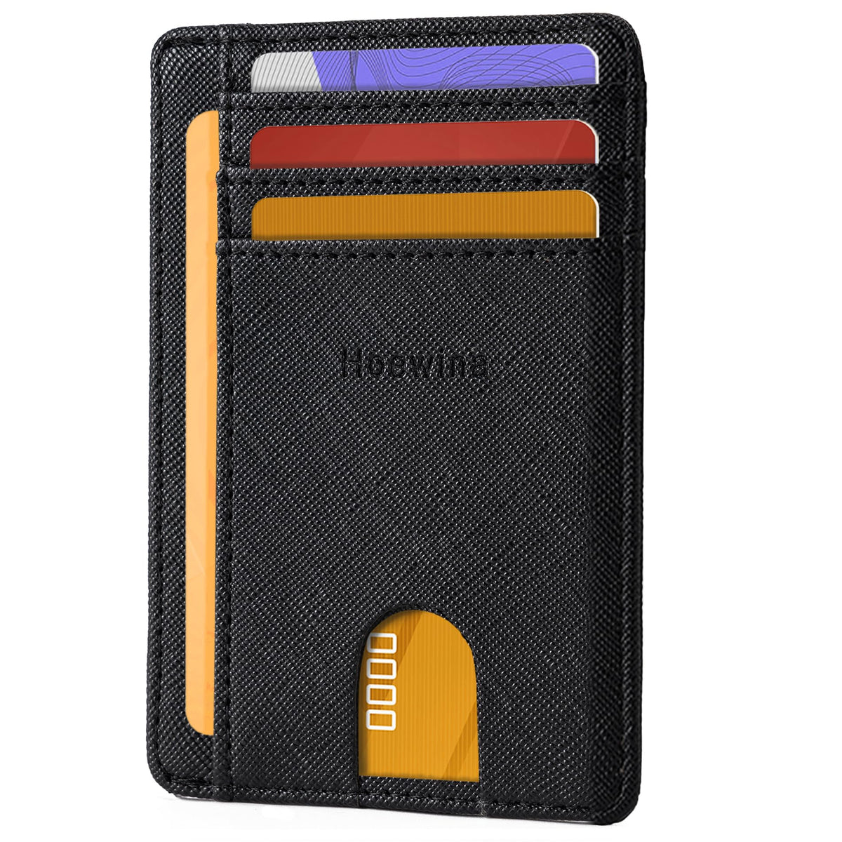 Hoewina Slim Wallet, Cross Black