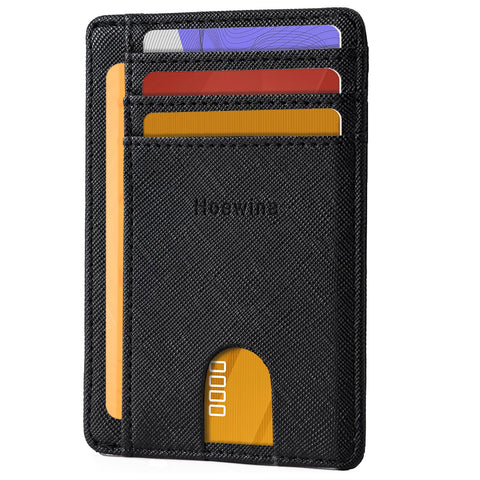 Hoewina Slim Wallet, Cross Black