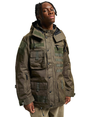 Brandit Men's Performance Outdoor Jacket Olive Size L