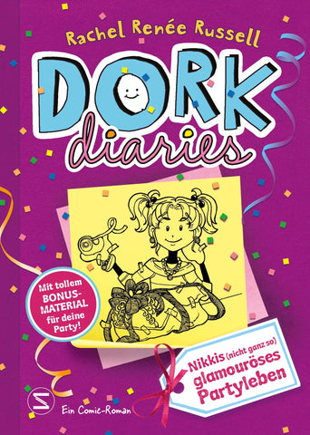 DORK Diaries, Band 02: Nikkis (nicht ganz so) glamouröses Partyleben: Mit tollem Bonusmaterial für deine Party: Lustiger Comic-Roman für alle Teenie-Mädchen ab 10