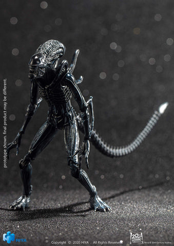 Hiya Toys Aliens: Crouching Alien Warrior 1:18 Scale Action Figure, Multicolor
