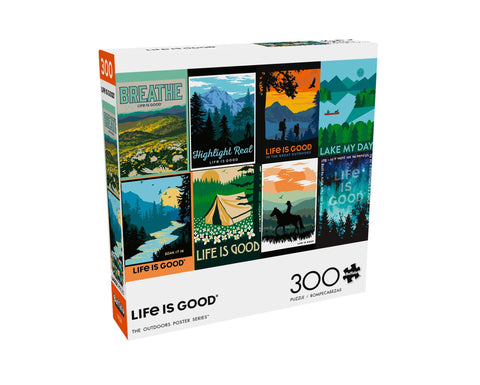 Buffalo Games - The Outdoors Poster Series - 300 LARGE Piece Jigsaw Puzzle