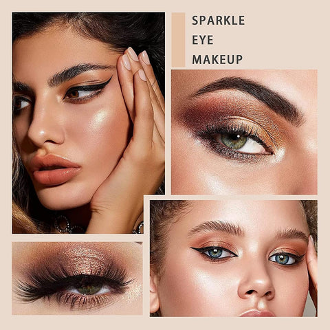 Eyeshadow Palette Makeup Matte Shimmer 9 Colors - Natural Nude Matte Shimmer Glitter Pigment Eye Shadow, Ultra-Blendable, Long Lasting, Vegan & Cruelty-free Neutral Nudes EyeShadow (02)