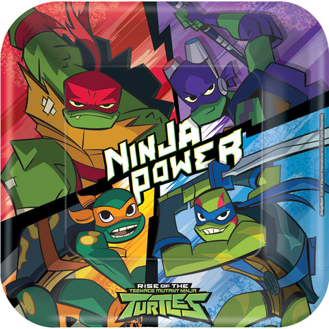amscan 552209 - Teenage Mutant Ninja Turtles Party Paper Plates - 8 Pack