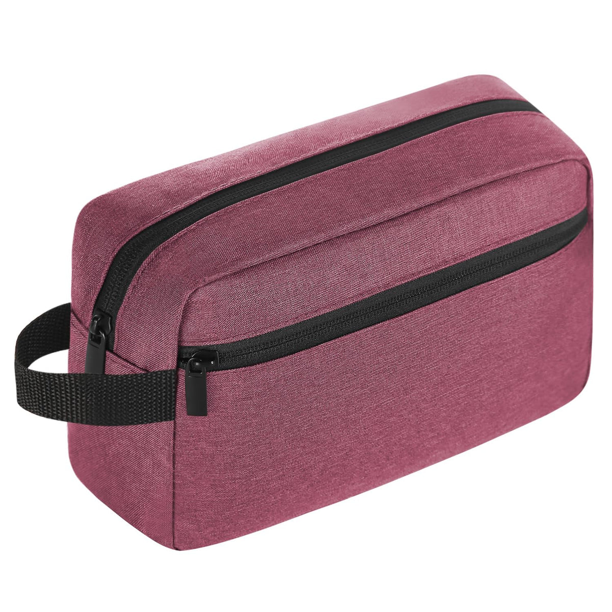 Icramsy Travel Toiletry bag Toiletry bag for women men Hanging toiletry bag Cosmetic bag Travel accessories for Women Men (Red)