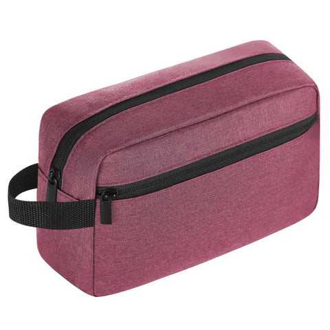 Icramsy Travel Toiletry bag Toiletry bag for women men Hanging toiletry bag Cosmetic bag Travel accessories for Women Men (Red)