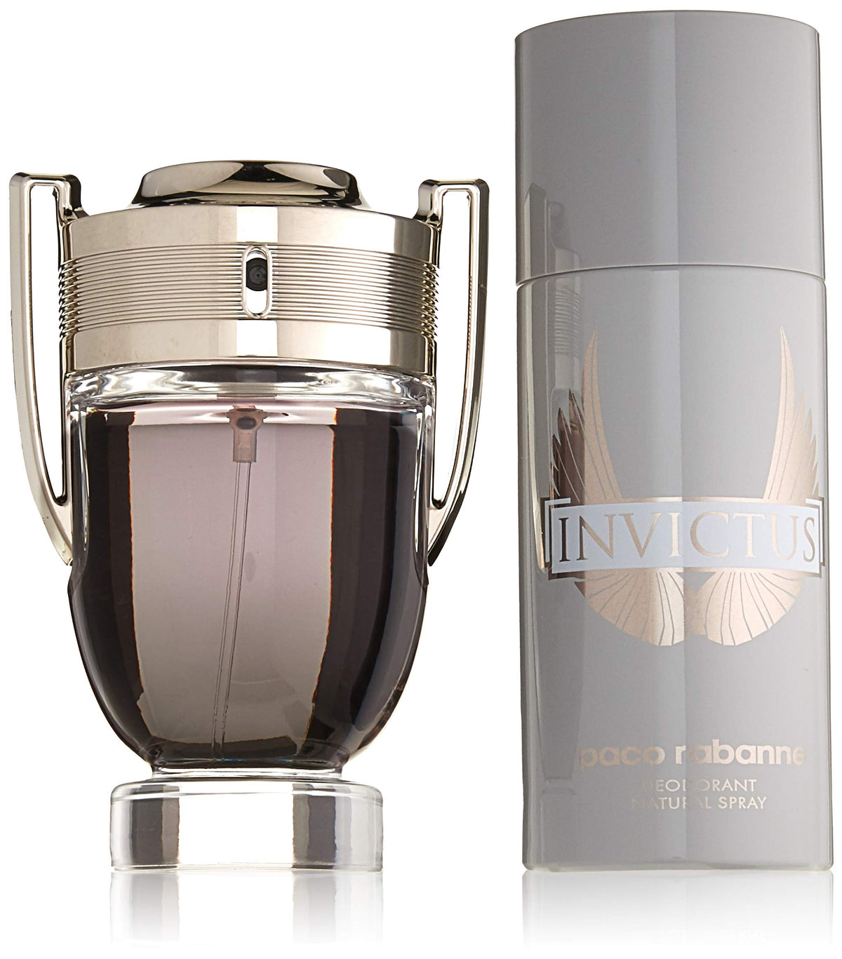 Paco Rabanne Invictus 2 Piece Gift Set for Men (Deodorant Spray Plus Eau de Toilette Spray)