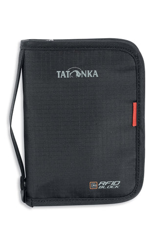 Tatonka RFID B Geldaufbewahrung Travel Zip, 17 x 12 x 3 CM Black black Size:17 x 12 x 3 cm