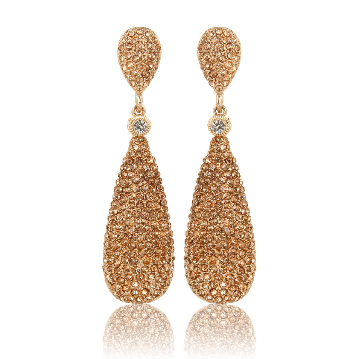 Moonstruck Women's Gold Drop Earrings