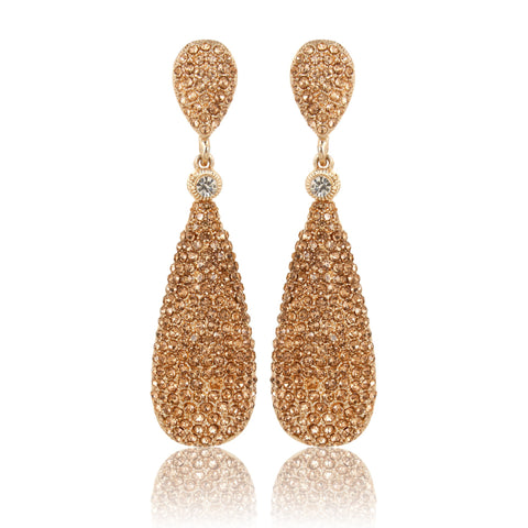 Moonstruck Women's Gold Drop Earrings