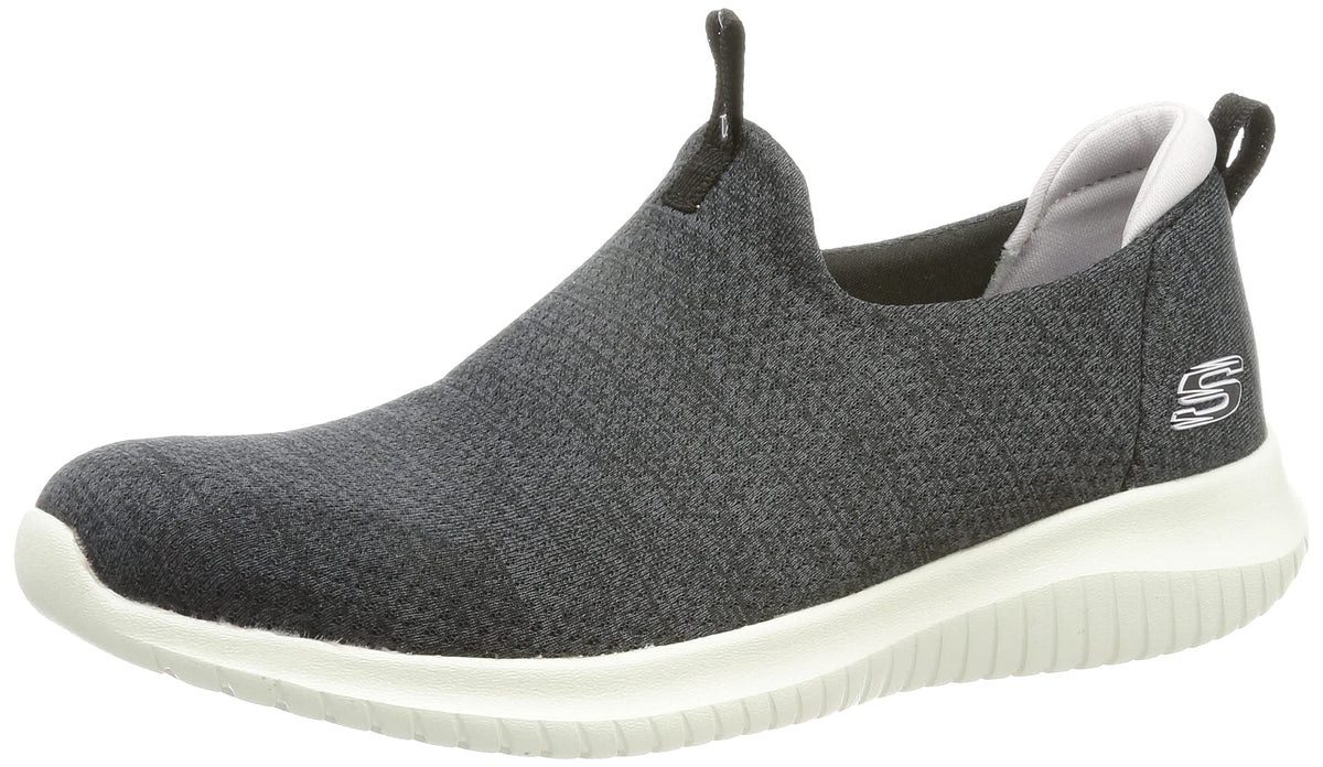 Skechers Women's Ultra Flex-Gracious Touch Sneaker, BKLV=Black Lavender, 10