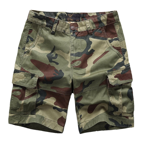 Legou Men's Cargo Shorts Cotton Camouflage Straight Cargo Shorts - Picture Color - 4 36