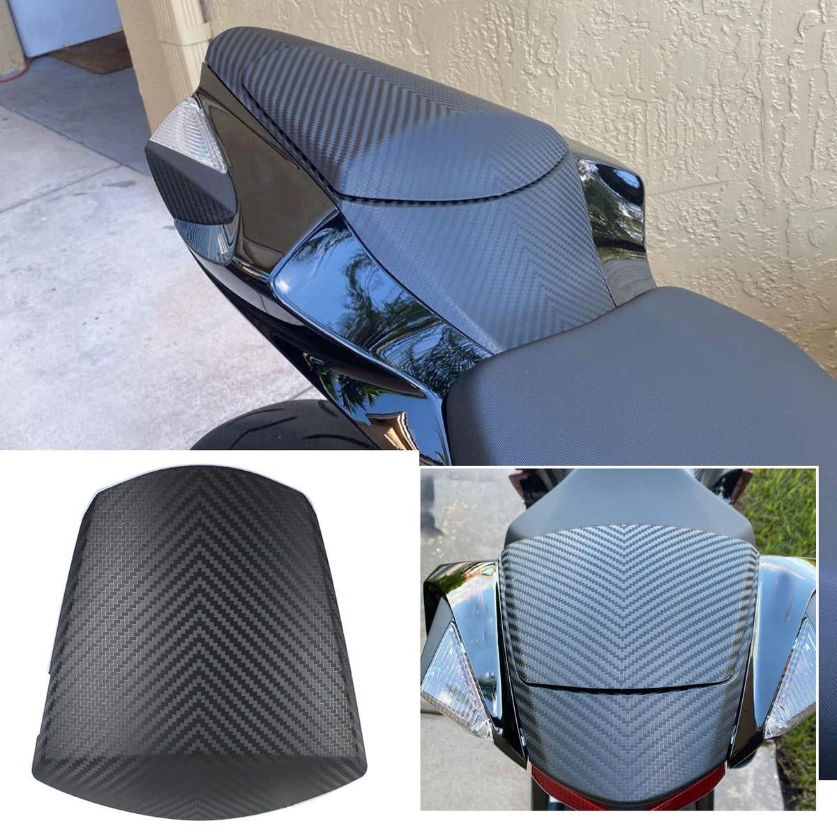 Midimttop Rear Seat Cover Cowl Passenger Pillion Tail Solo Seat Cowl Fairing fit forSu-zu-ki GSXR 600 GSXR 750 GSX-R 600 GSX-R 750 2011 201 2013 2014 2015 2016 2017 2018 2019 2020 2021 2022 2023 2024