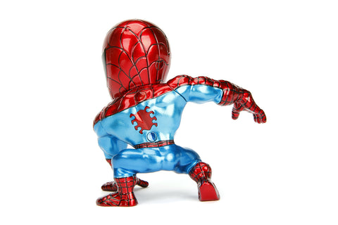 Metals Marvel Classic Spiderman Diecast Collectible Toy Figure, 4"