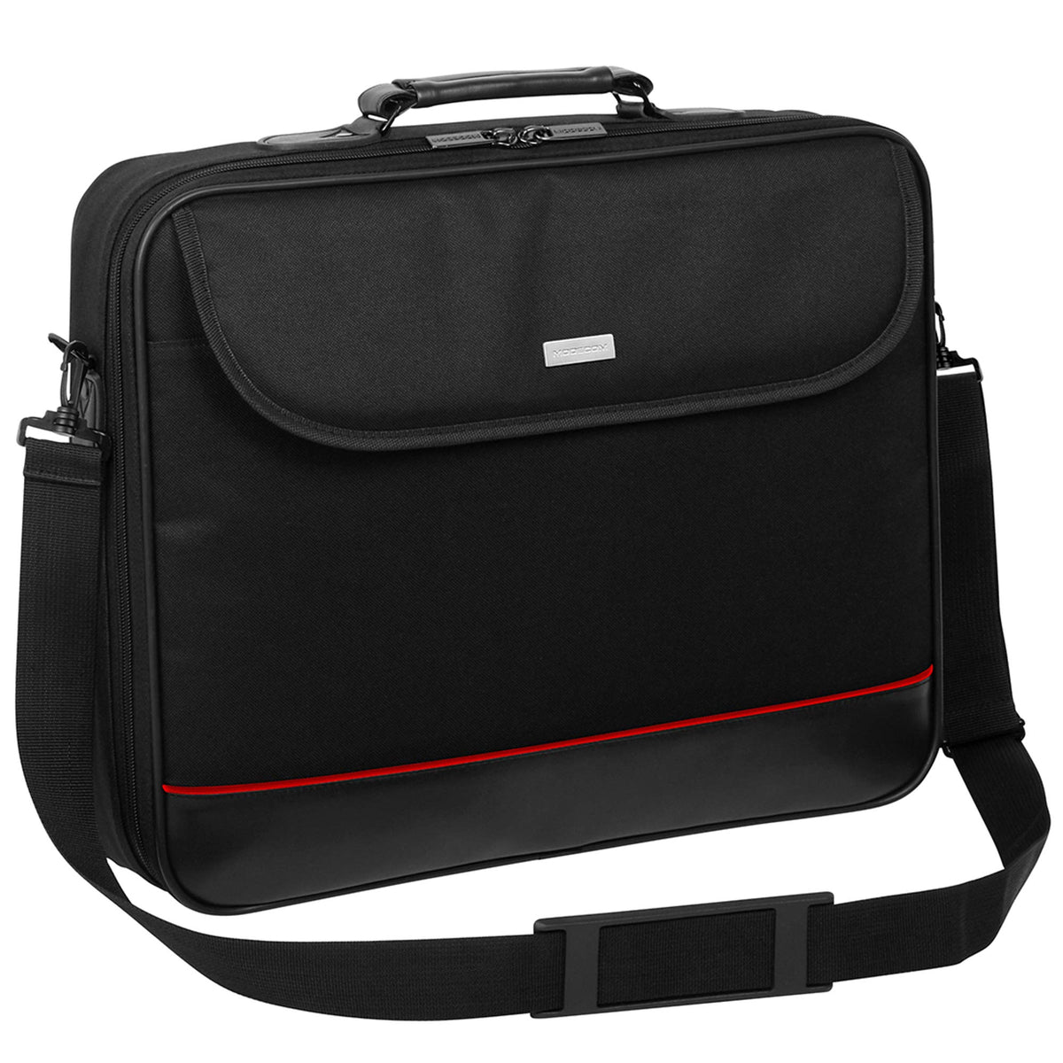 MOELECTRONIX Laptop Sleeve for Acer Nitro 5 Gaming AN517-52 (17.3") | Shoulder Bag with Reinforced Protective Frame | MX Black, Black, 43 x 32 x 5 cm, Case, Black, 43x32x5cm, Briefcase