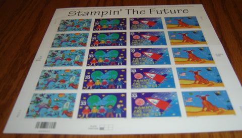 USPS Stamp Sheet- 33 cent stamps- Stampin' the Future
