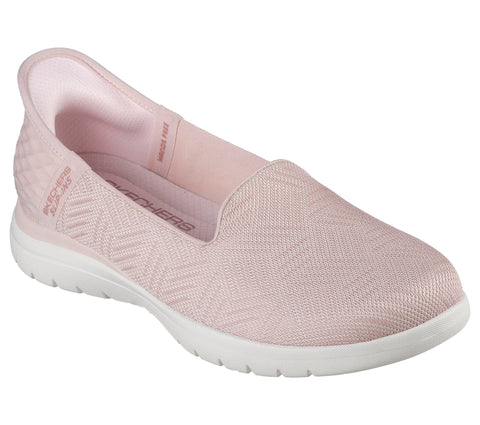 Skechers Women's Slip on Loafer, Blush, 9