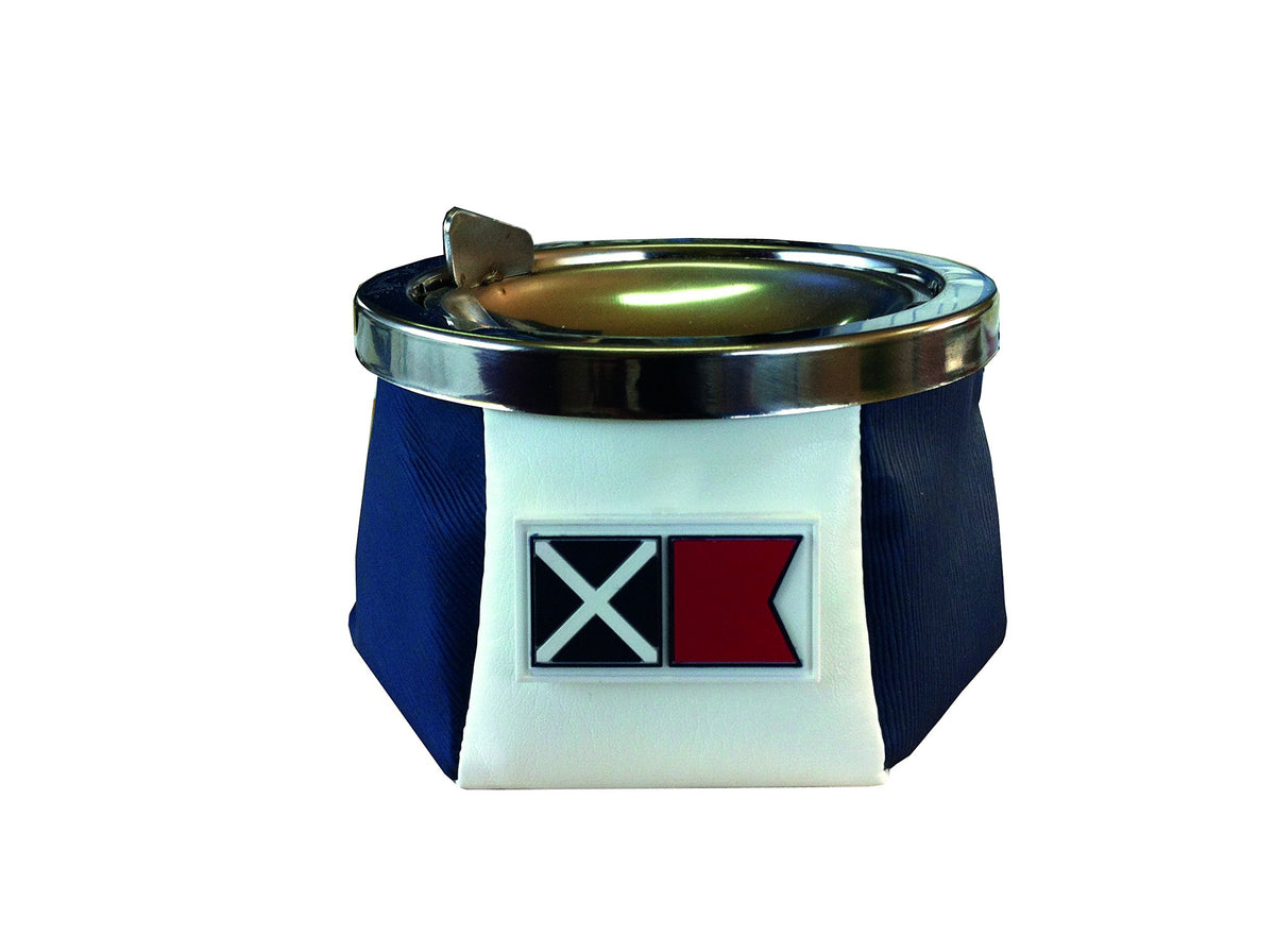 marine business Stainless Steel Ashtray and Leather Wh