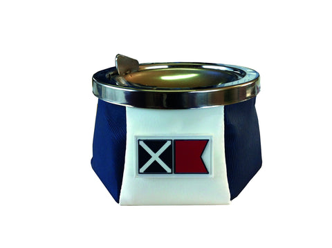marine business Stainless Steel Ashtray and Leather Wh